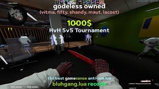 $1000 HvH Major 2023 godeless vs bluhgang  ft. gamesense