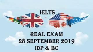 Real IELTS Exam Writing Task 1 In INDIA 28 SEP 2019