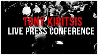 Tony Kiritsis Live Press Conference Best quality available.