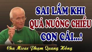 Sai Lầm Khi Quá Nuông Chiều Con Cái Các Bậc Cha Mẹ Phải Biết  Cha Micae Phạm Quang Hồng