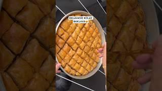 4 BEZELİ KOLAY BAKLAVA #short #shorst #shortvideo