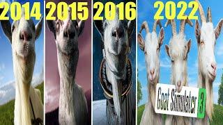 Evolution of Goat Simulator 2014-2022