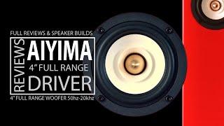 AIYIMA REVIEW - 4 Full Range Drivers - CHINESE SPEAKERS - Quick Review DIY AUDIO Drivers