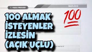 8.Sınıf İngilizce 2.Dönem 1.Yazılı