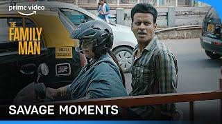 The Family Man - Savage Moments  Srikant Tiwari  Prime Video India