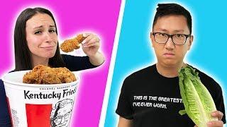 1000 VS 10000 CALORIES IN 1 DAY  *ROLES REVERSED*