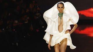 Highly sculptural by Stephane Rolland Paris Couture SpringSummer 2023  FashionTV  FTV