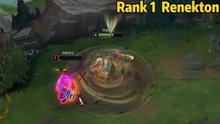 Rank 1 Renekton He is an Absolute BEAST on Toplane