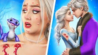 From Nerd Elza To Beauty Bride Frozen Extreme Makeover