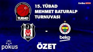 Beşiktaş Emlakjet 77-95 Fenerbahçe Beko  TÜBAD Turnuvası Yarı Final Özet