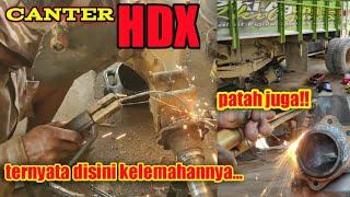 Axle Repair Canter super HDX Patah Sarung Gardan  Proses Las Sarung Gardan