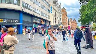 Walking Tour of LEICESTER SQUARE in Central London - Summer in the UK  4K HDR