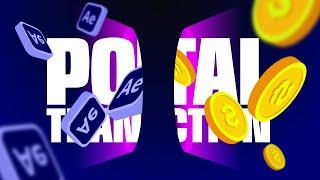 Portal Transaction Animation. After Effects Tutorial
