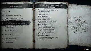 God of War Ragnarok The Last of Us Easter Egg poem