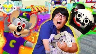 ESCAPE CHUCK E CHEESE Roblox obby with Chuck E Cheese Lets Play with Ryans Daddy