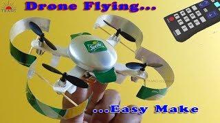 How To Make Remote Control Drone Helicopter at Home  100% fly