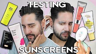 Testing New Sunscreens Krave Naturium AHC Bondi Sands & More