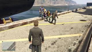 GTA V NPC fight