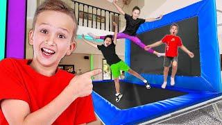 Vlad turned House Into a TRAMPOLINE PARK