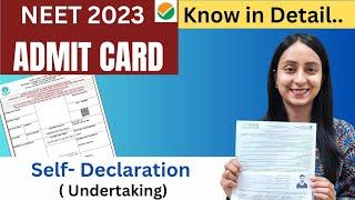 NEET 2023 Admit Card  Complete Details and NTA Guidelines #neet2023 #neet #update