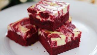 Red Velvet Cream Cheese Swirl Brownie