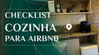 O que colocar em uma cozinha de apartamento para Airbnb - Check-list completo