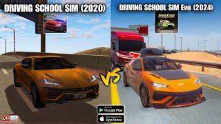 Driving School Sim Evo vs Driving School Sim 2020 - Game Comparison  which Ovilex game is better