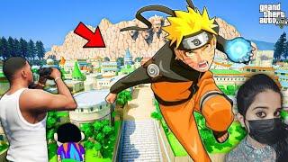 Franklin becomes Naruto in the Hidden Leaf Village - GTA 5