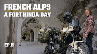 A FORT kinda day - FRENCH ALPS SOLO motorcycle trip - Colle della Maddalena and moto museum - EP.5