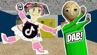 BALDI LOVES TO DAB AND PLAYTIME LOVES TIKTOK  New Baldis Basics Mod