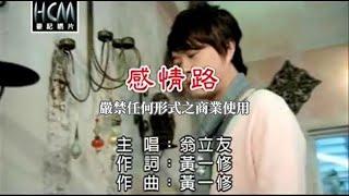 翁立友-感情路官方KTV版