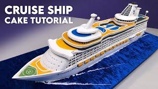 Cruise Ship Cake Tutorial preview