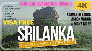 Complete Tour Guide for 7 Days of SRILANKA  SRILANKA Tour in Budget from India