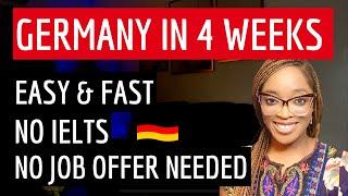 MOVE TO GERMANY IN 4 WEEKS  SPONSOR YOUR OWN VISA
