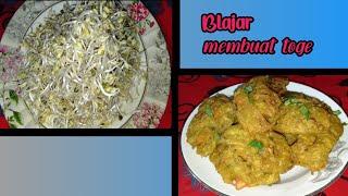 Vlog-19  Blajar membuat toge  Learn to make toge  Indonesia food 