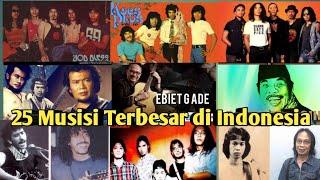 25 Musisi Terbesar di Indonesia versi majalah Rolling Stone