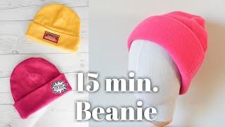 Easy to Sew Gift Making Beanie Hats Straight Stitch Only