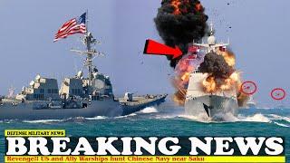 Revenge US and Ally Warships Block Chinese Navy on the Border