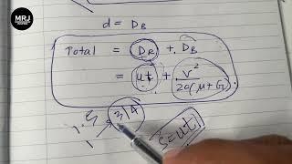 යන වේගෙට නවතින්න යන දුර ගැන හිතුවද? Stopping Distance ඉගෙන ගමු #mrjinspire #mrj