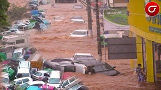 Terjadi Lagi  Ratusan Mobil Hanyut Diterjang Banjir Bandang di Kota Ini.