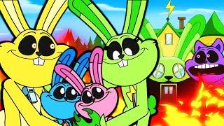 Hoppy Hopscotchs New Family in Trouble? Poppy Playtime Chapter 3 Animation