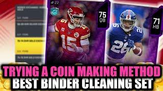 EASY COIN MAKING METHOD BEST WAY TO BINDER CLEAN  MADDEN 20 ULTIMATE TEAM