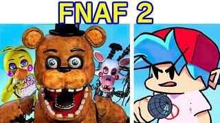 Friday Night Funkin VS Five Nights at Freddys 2 FULL WEEK Toy Chica Foxy Bonnie FNF ModFNaF 2