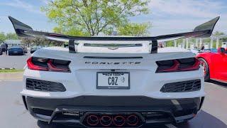 First LOOK at the 2025 C8 ZR1 HIGH WING on a Z06