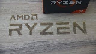 AMD Ryzen 7 1800x Reviewers Kit The Wooden Box