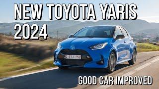 NEW TOYOTA YARIS 2024  IMPROVED AND IT IMPRESSES  TEST DRIVE AND FIRST IMPRESSIONS  REVIEW