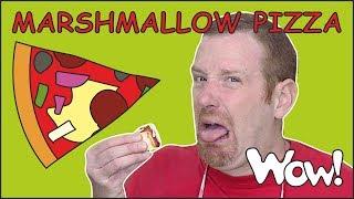 Perfect Marshmallow Pizza Story from Steve and Maggie NEW  Food for Kids Stories  Wow English TV