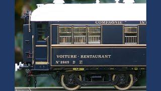 An all metal nicely detailed CIWL Dining car with exceptionally beautiful interior in 0 gauge