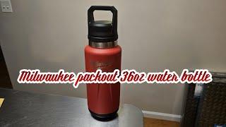the all new Milwaukee packout 36oz water bottle review is here