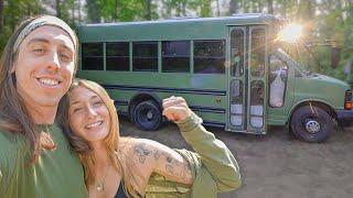 School Bus Conversion Tour Off Grid Tiny Home on Wheels